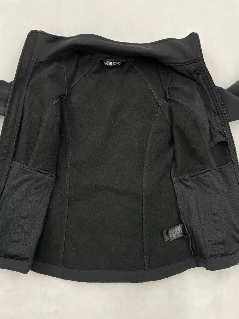 The North Face WindWall Soft Shell Full Zip Jacket Black Women's XS